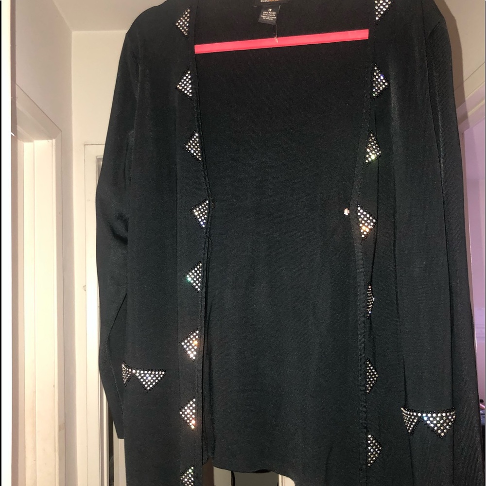 Brand new Bcbgmaxazria black studded cardigan